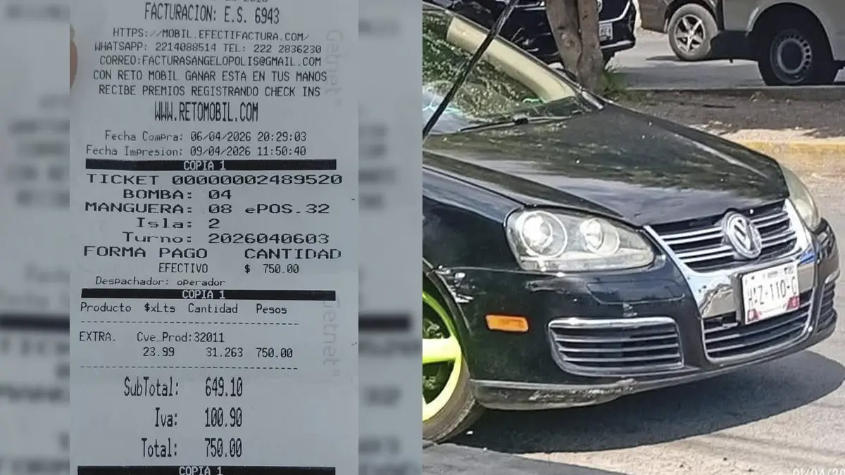 Conductora del Bora que huyó sin pagar la gasolina regresa a pagar en modo víctima  