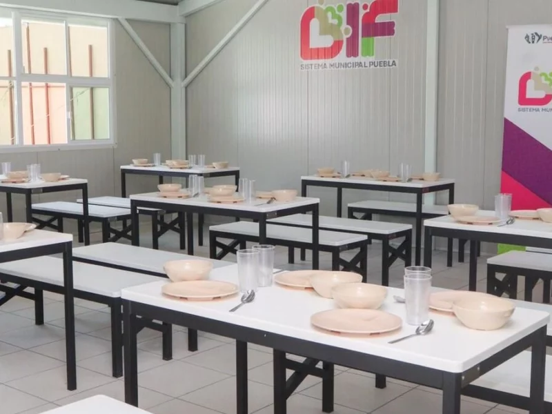 Inauguran 10 desayunadores escolares en Puebla capital con inversión de 9.8 mdp