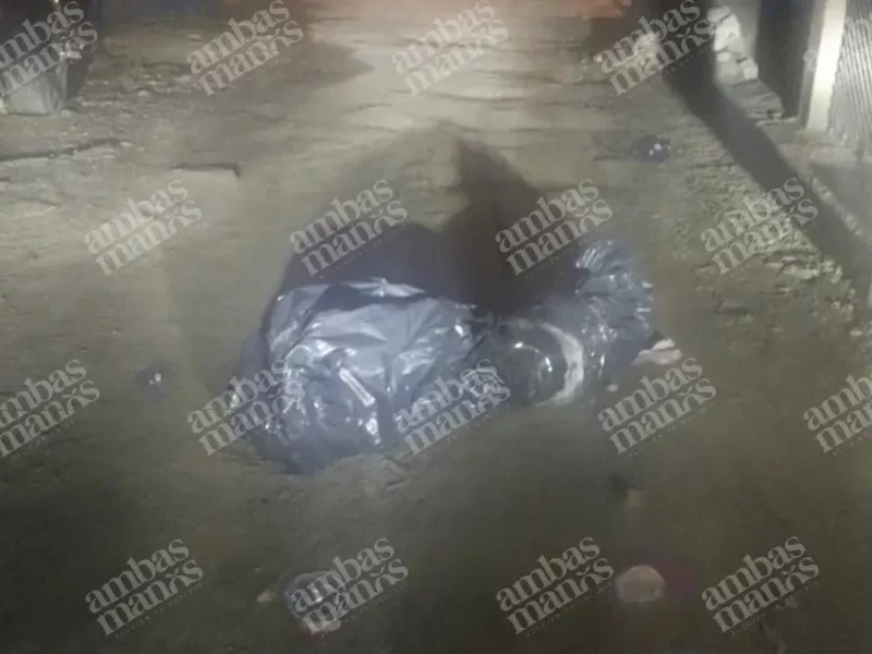 Hallan cadáver embolsado en la colonia Nueva Paraíso