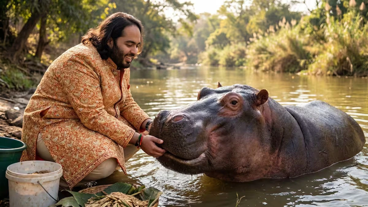 Anant Ambani busca salvar a los hipopótamos de Pablo Escobar y evitar su sacrificio