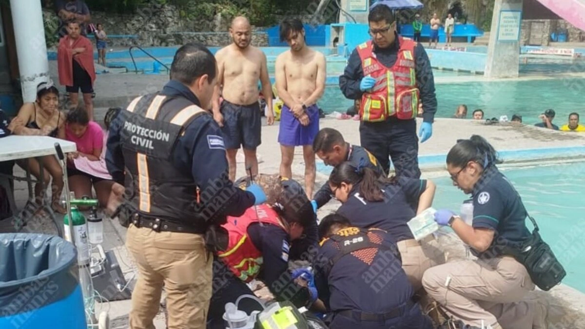 Muere niño de 10 años ahogado en alberca del balneario Agua Azul