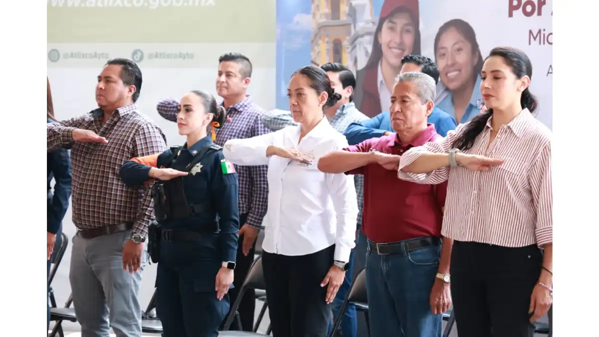 Ariadna Ayala fortaleced paz y seguridad en Atlixco con jornada por amor a Puebla