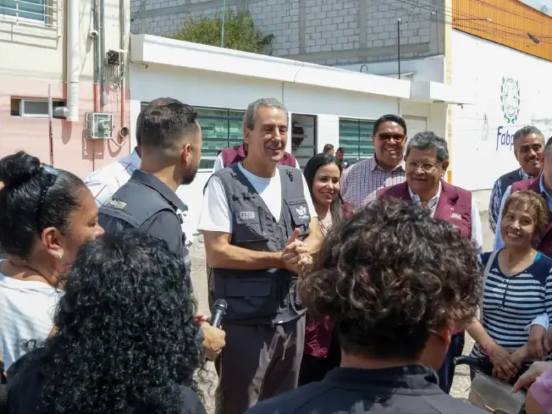 Supervisa Pepe Chedraui rehabilitación vial en San Baltazar Campeche