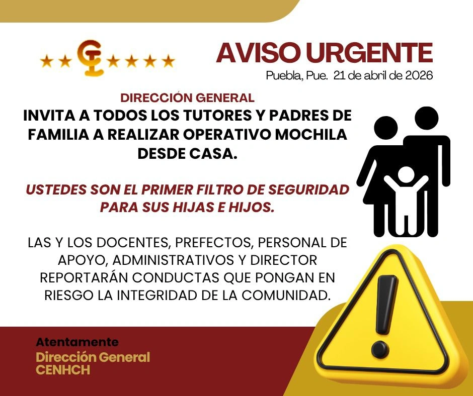 Un mensaje con amenaza de tiroteo en el Centro Escolar Niños Héroes de Chapultepec (Cenhch) ha prendido las alarmas de autoridades y directivos de la institución.