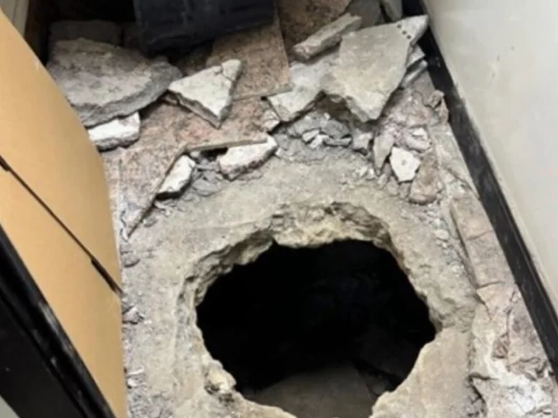 Roban un banco en Nápoles y ladrones escapan por un túnel
