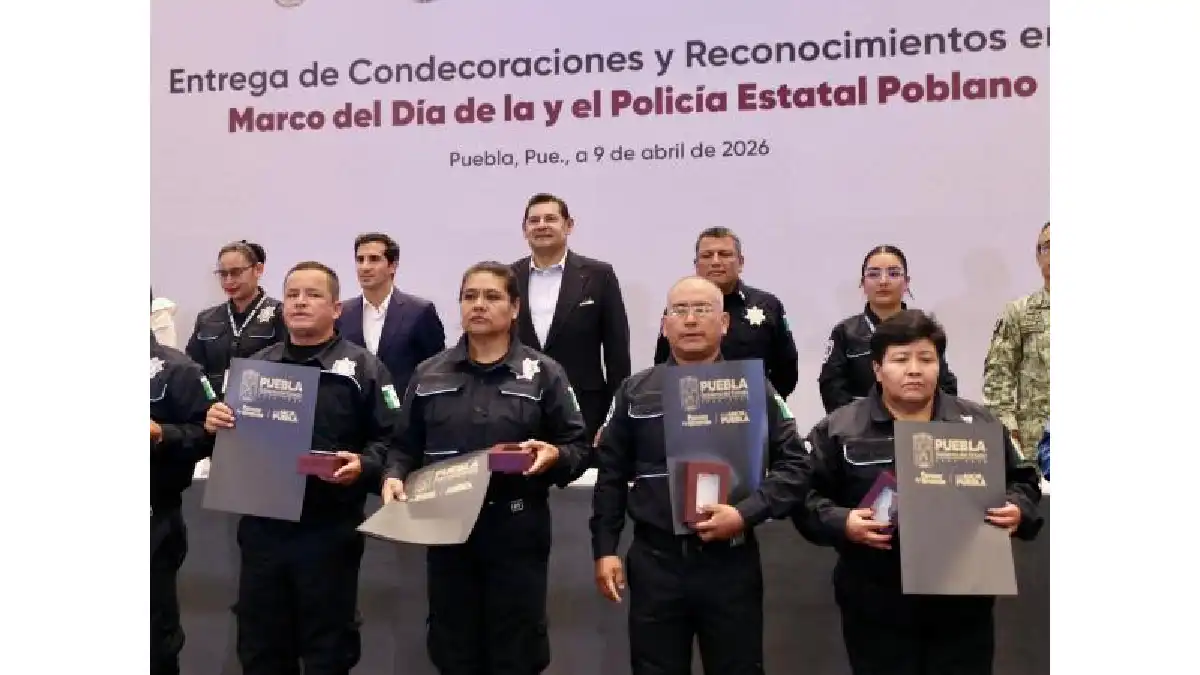 Gobierno de Puebla reconoce y dignifica valor policial