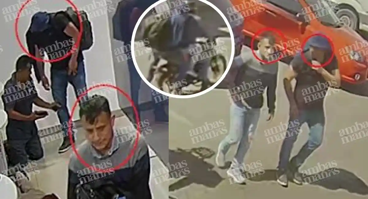 Delincuentes en motocicleta asaltan a cuentahabientes en BBVA de Plaza Chapultepec.