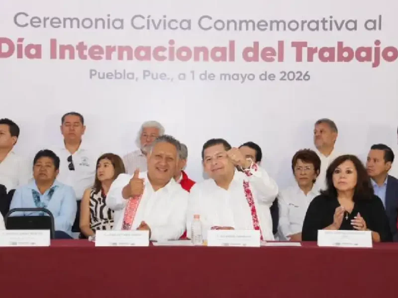 Puebla reafirma soberanía laboral en el Día del Trabajo