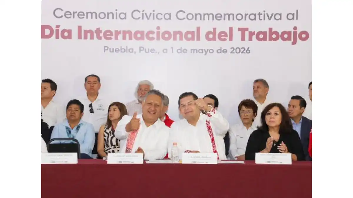 Puebla reafirma soberanía laboral en el Día del Trabajo