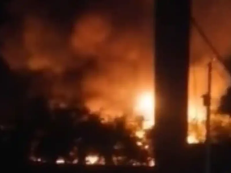 Explosión en cohetería de Ajalpan ocurrida durante la madrugada de este 9 de mayo.