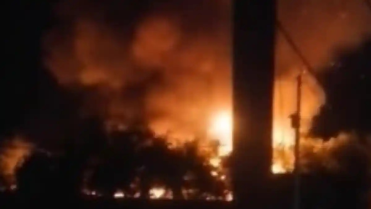 Explosión en cohetería de Ajalpan ocurrida durante la madrugada de este 9 de mayo.