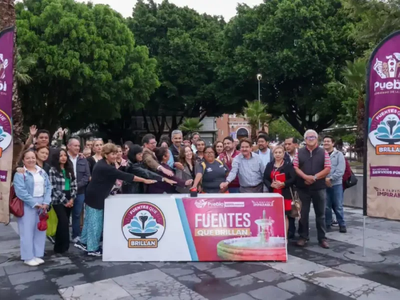 Gobierno de Pepe Chedraui suma cuatro rehabilitaciones más con “Fuentes que Brillan”
