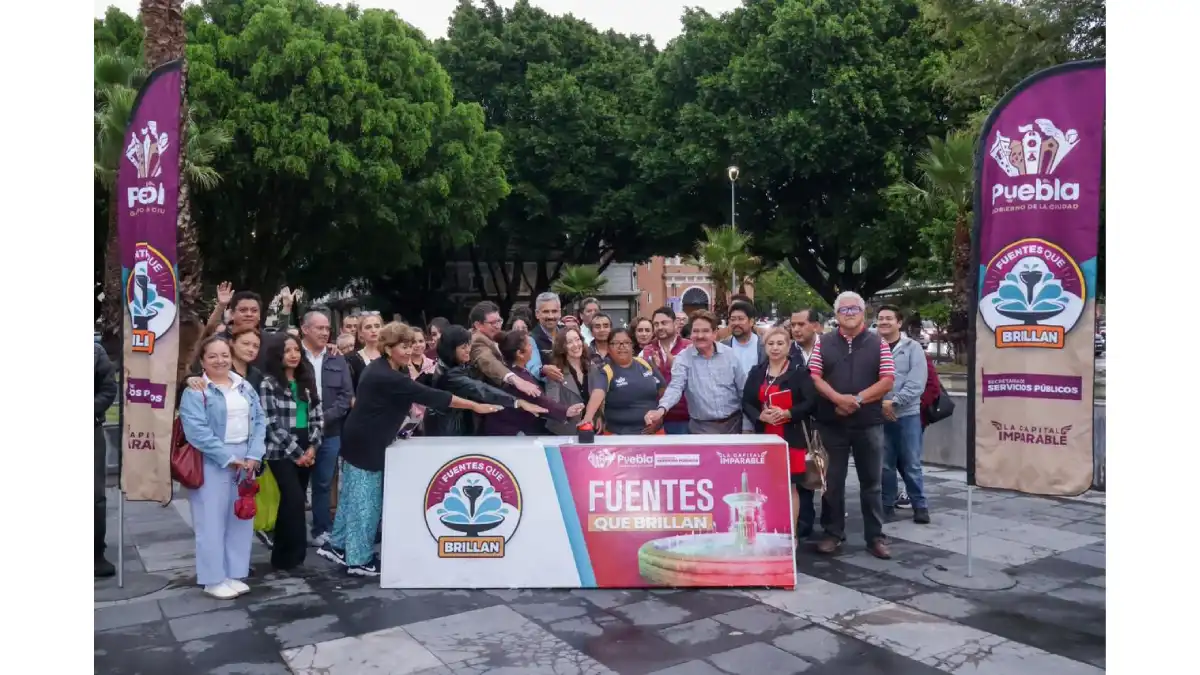 Gobierno de Pepe Chedraui suma cuatro rehabilitaciones más con “Fuentes que Brillan”