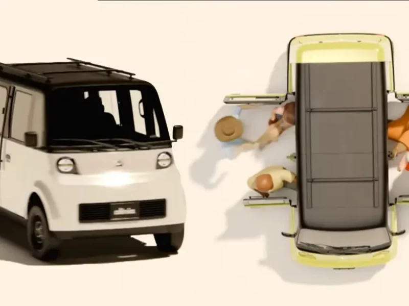Presentan el prototipo del vehículo Olinia; no está definido que se ensamble en Puebla