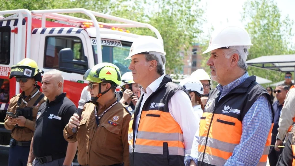 Durante la jornada del simulacro de Puebla, se realizaron distintos escenarios de emergencia.