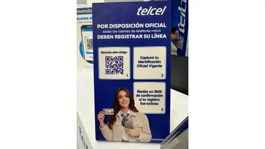 Información para los clientes Telcel para que registren su línea.
