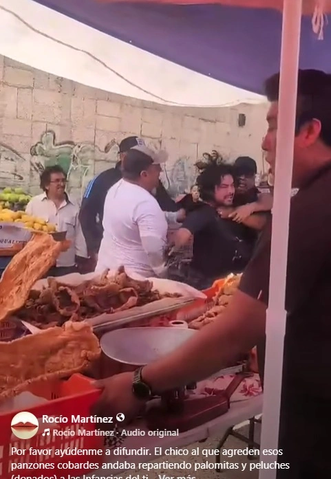 Acusan a Tianguistas de San Isidro de agredir a visitantes.