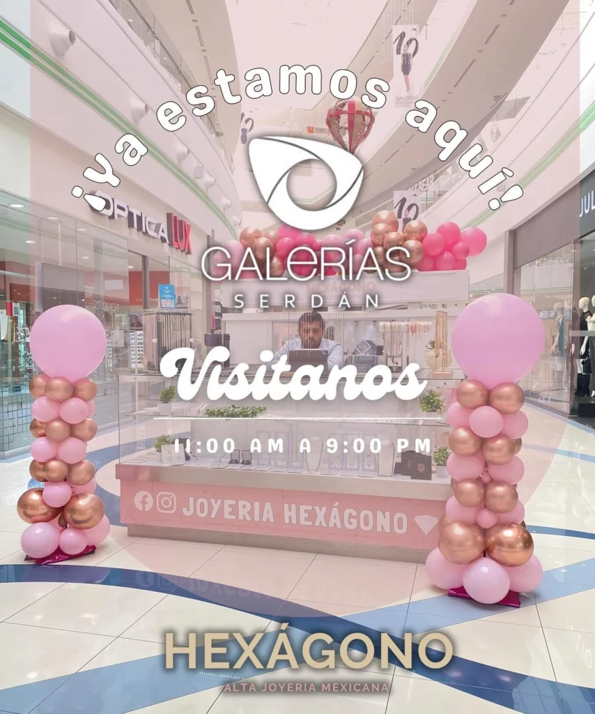 La joyería Hexágono, ubicada en Galerías Serdán, en la ciudad de Puebla, fue blanco del robo de más de medio millón de pesos en alhajas y accesorios de valor.