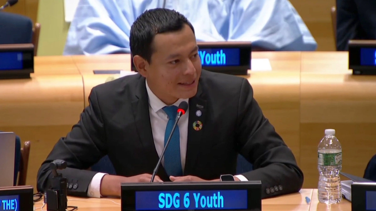 Participa estudiante BUAP en foro mundial de la ONU