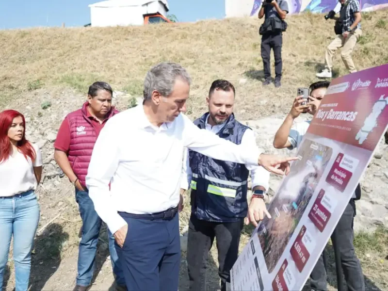Encabeza Pepe Chedraui trabajos preventivos de desazolve en la capital poblana