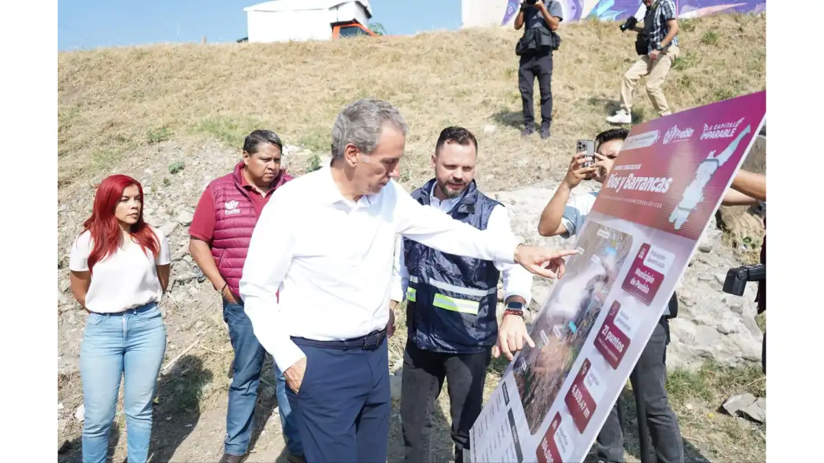 Encabeza Pepe Chedraui trabajos preventivos de desazolve en la capital poblana