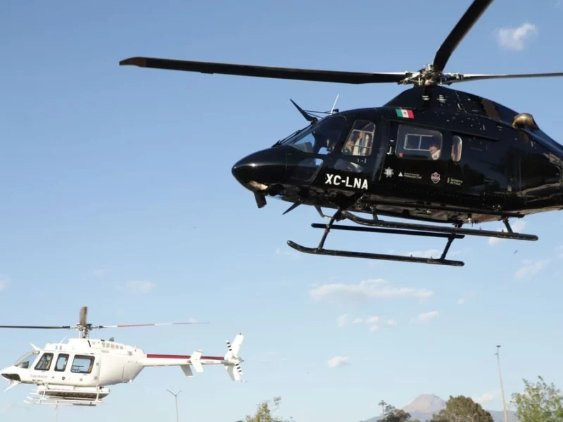 Por seguridad de pacientes, gobierno de Puebla resguarda bitácoras de helicópteros