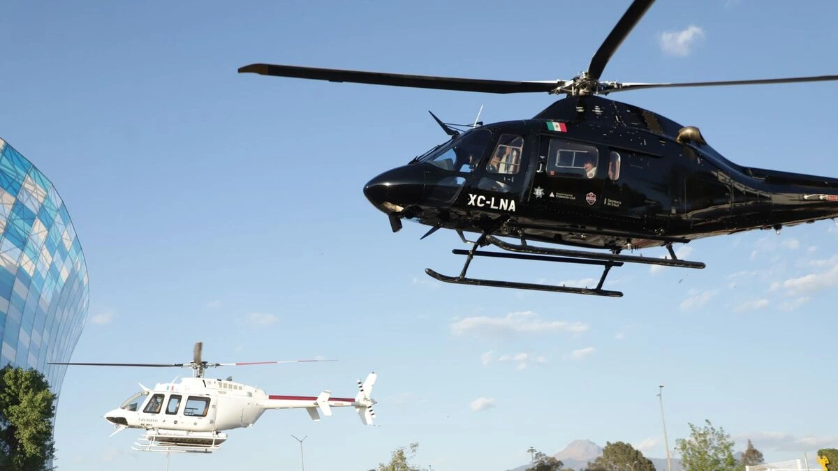 Por seguridad de pacientes, gobierno de Puebla resguarda bitácoras de helicópteros