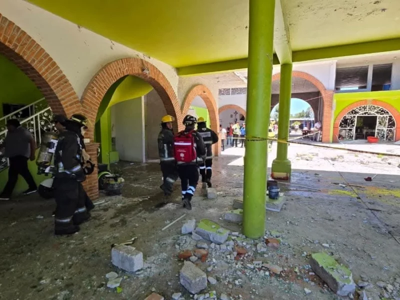 FOTOS: Explota marrana de gas en Cuautlancingo; hay varias personas heridas