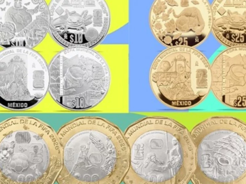 Mundial 2026: Banxico lanza 12 monedas conmemorativas