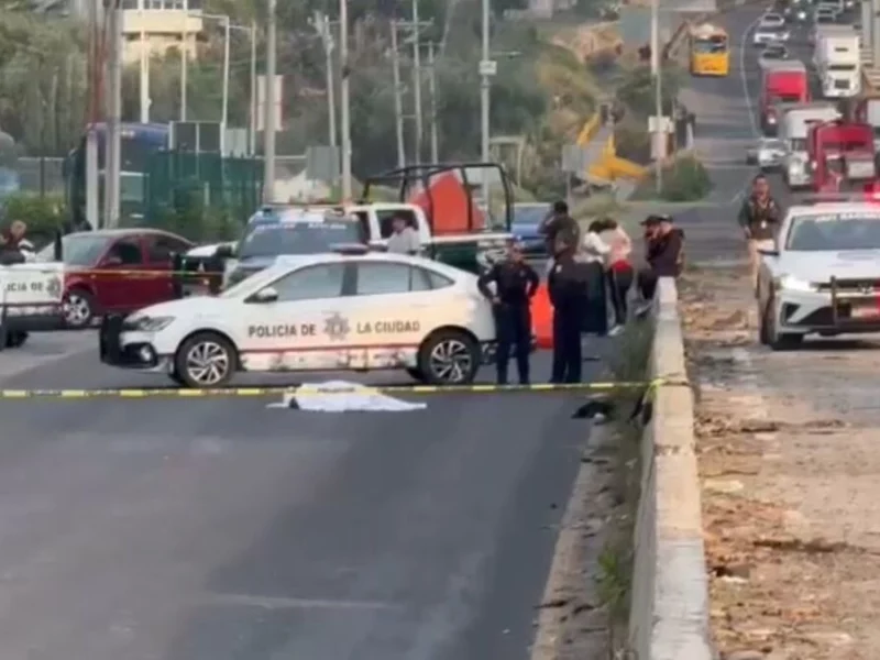 Muere mujer durante accidente en motocicleta en la México-Puebla