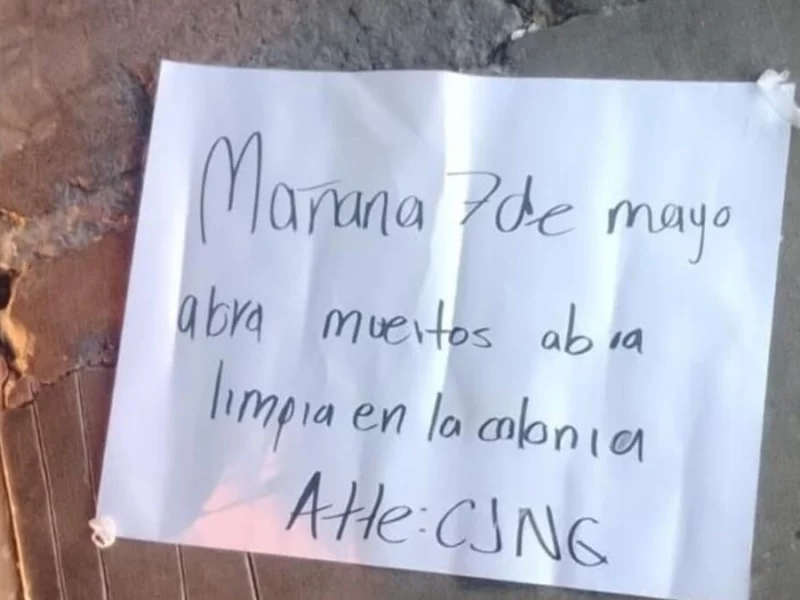 Preocupa a padres de la primaria Adela Márquez aparición de mensaje con amenazas