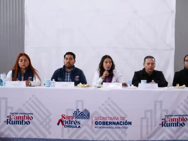 Lupita Cuautle supervisa avances y compromisos con juntas auxiliares e inspectorías
