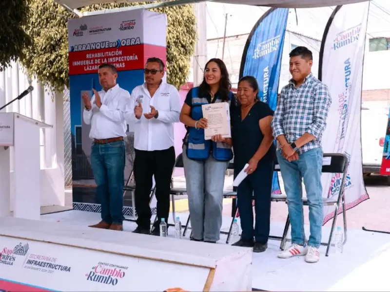 Arranca Lupita Cuautle rehabilitación de la Inspectoría en la colonia Lázaro Cárdenas