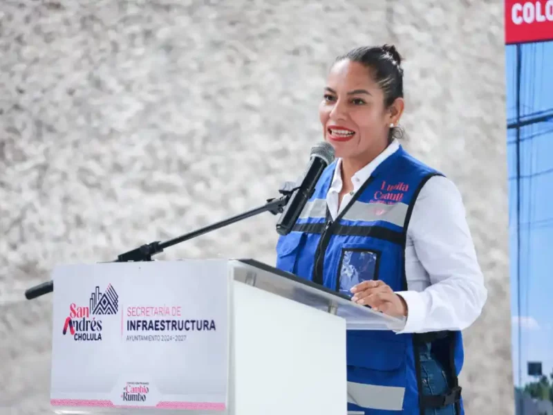 Más obras de calidad en San Andrés Cholula: Lupita Cuautle arranca obra de rehabilitación en Concepción Guadalupe