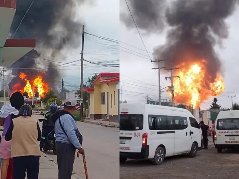 Explotan pipas de gas LP en Tepeaca, Puebla: el epicentro del huachigas