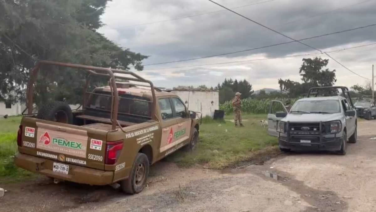 Autoridades aseguran un predio por almacenamiento ilegal de gas LP en Amozoc