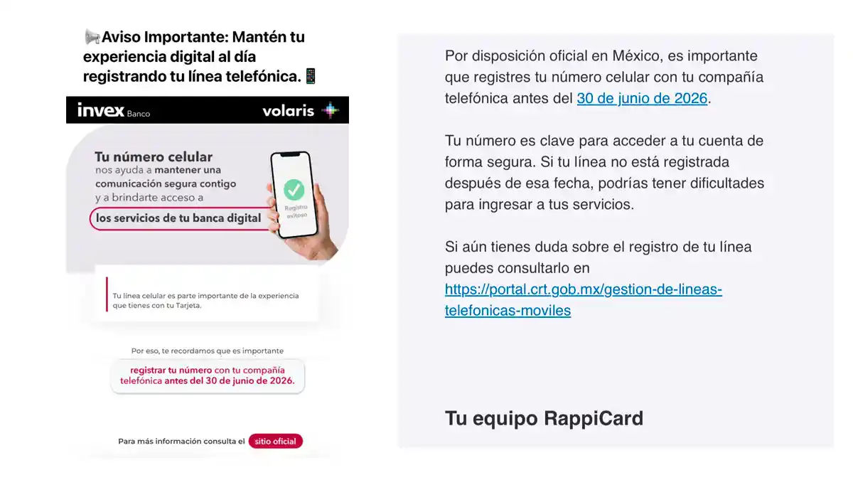 Bancos recuerdan a sus clientes realizar el registro de su línea antes del 30 de junio
