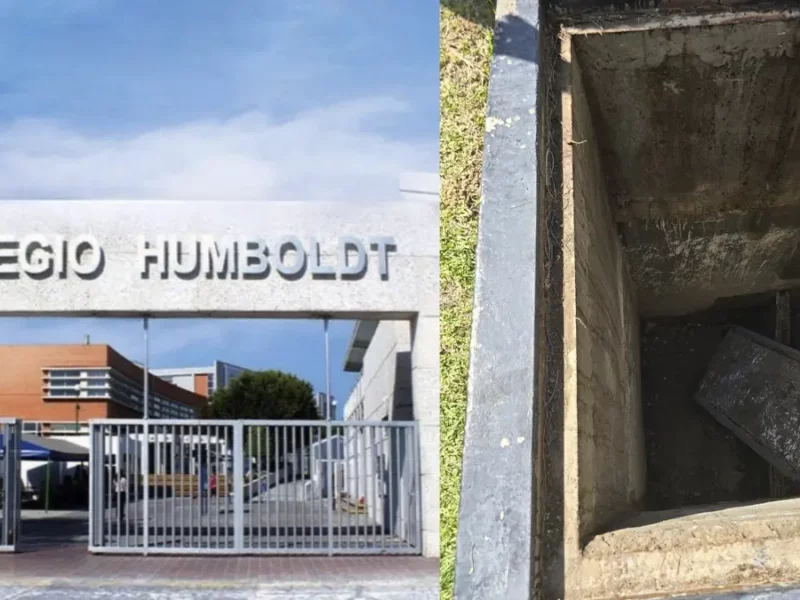 Alumna del Colegio Humboldt cae a una cisterna y termina con dos vértebras fracturadas