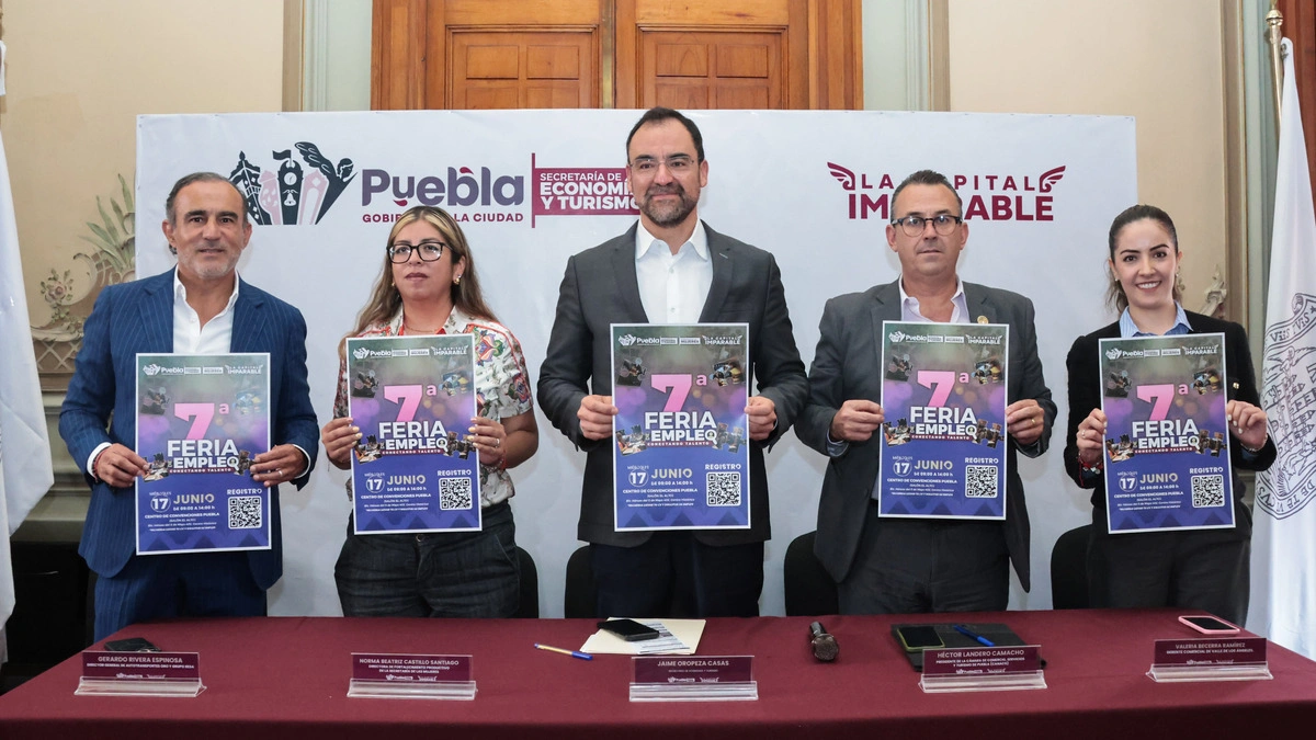 Más de 50 empresas participarán en la séptima Feria del Empleo en Puebla capital