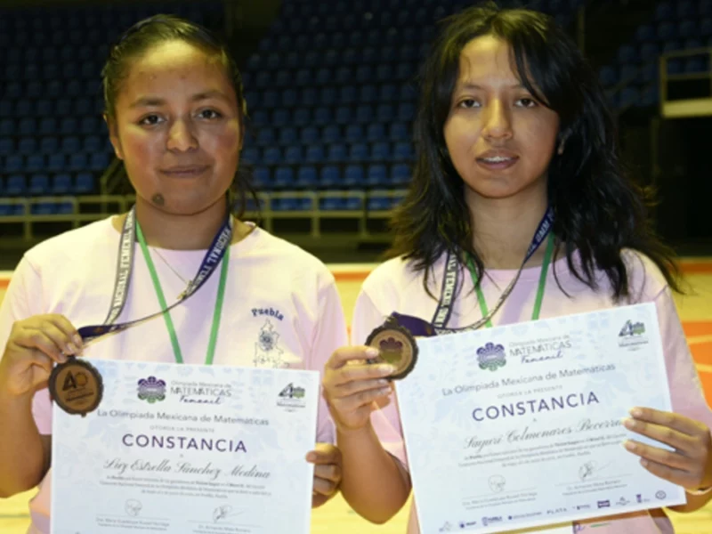 Gana BUAP bronce en Concurso Nacional Femenil de la Olimpiada Mexicana de Matemáticas