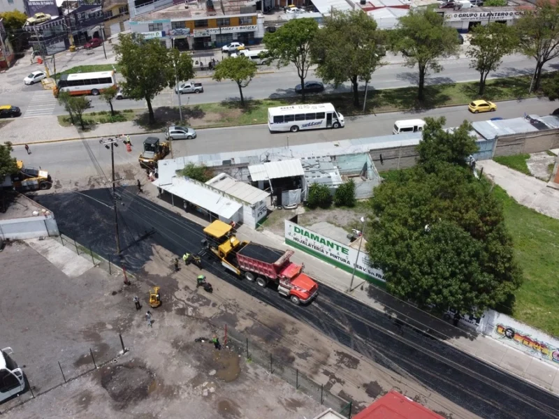 Gobierno de Puebla inicia obras de pavimentación en 8 de 100 vialidades para este 2026