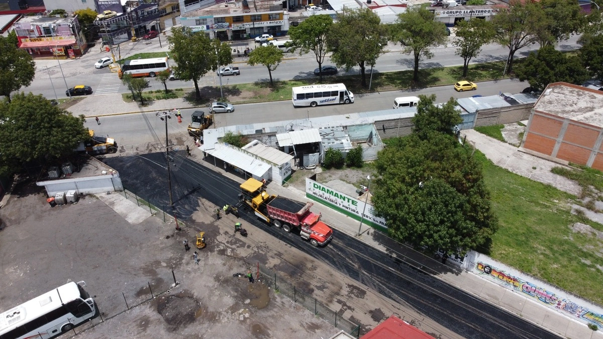 Gobierno de Puebla inicia obras de pavimentación en 8 de 100 vialidades para este 2026