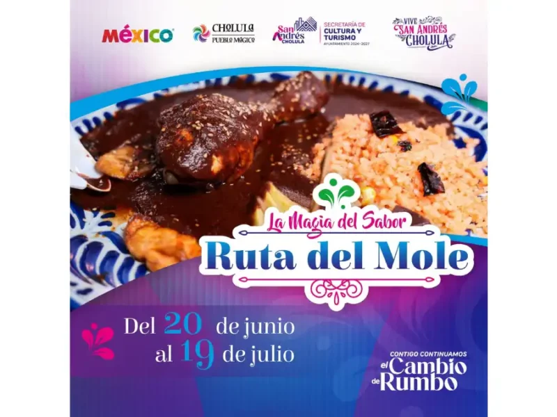 Impulsa San Andrés Cholula su riqueza gastronómica con la Ruta del Mole 2026