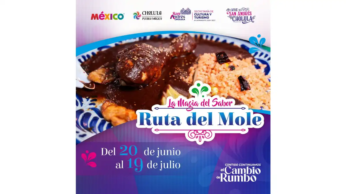 Impulsa San Andrés Cholula su riqueza gastronómica con la Ruta del Mole 2026