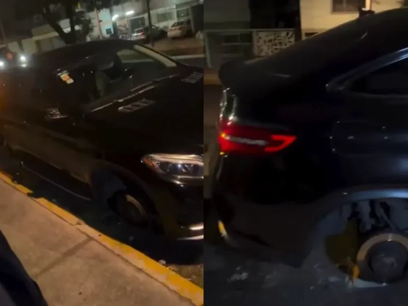 Roban llantas y espejos al influencer “Tío Manolo” en La Paz