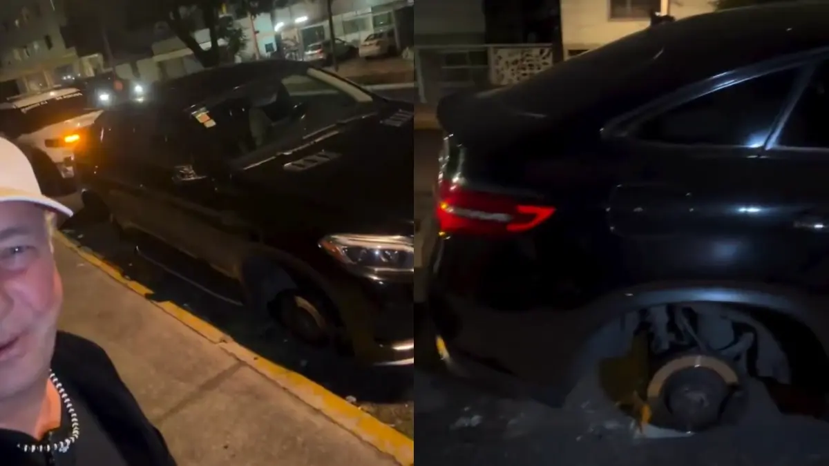 Roban llantas y espejos al influencer “Tío Manolo” en La Paz