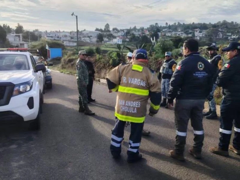 Habitantes de Tlalancaleca desalojan sus casas por fuga de gas