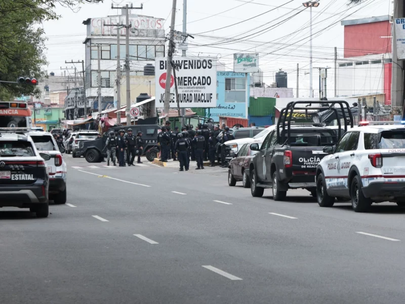 Balacera en el mercado Morelos deja tres heridos y reportan dos detenidos