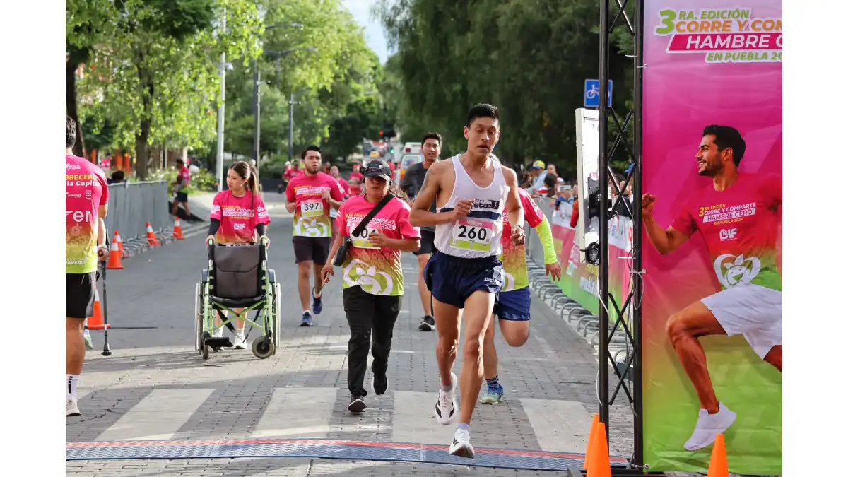 Celebran Gobierno de Pepe Chedraui y Banco de Alimentos la Carrera “Corre y Comparte, Hambre Cero Puebla 2026”