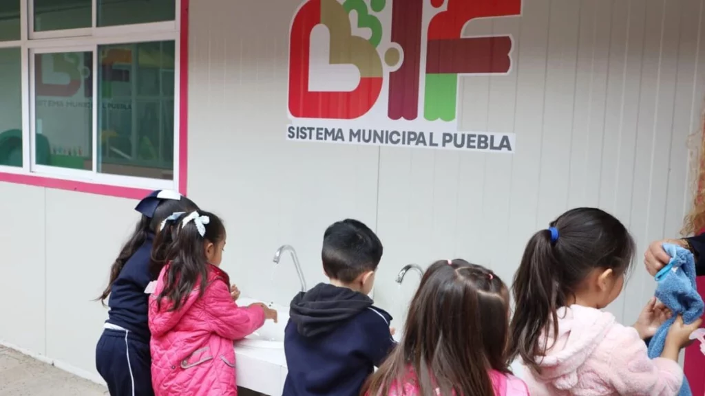 El nuevo desayunador de Puebla capital está en el preescolar Juan Amos Comenio.
